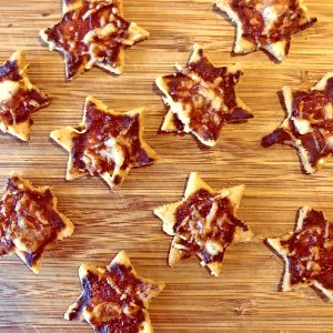 Herzhafte Weihnachtskekse: Pizzacracker