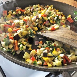 Bärlauch-Ravioli gefüllt mit Grillgemüse | Koch für 2!