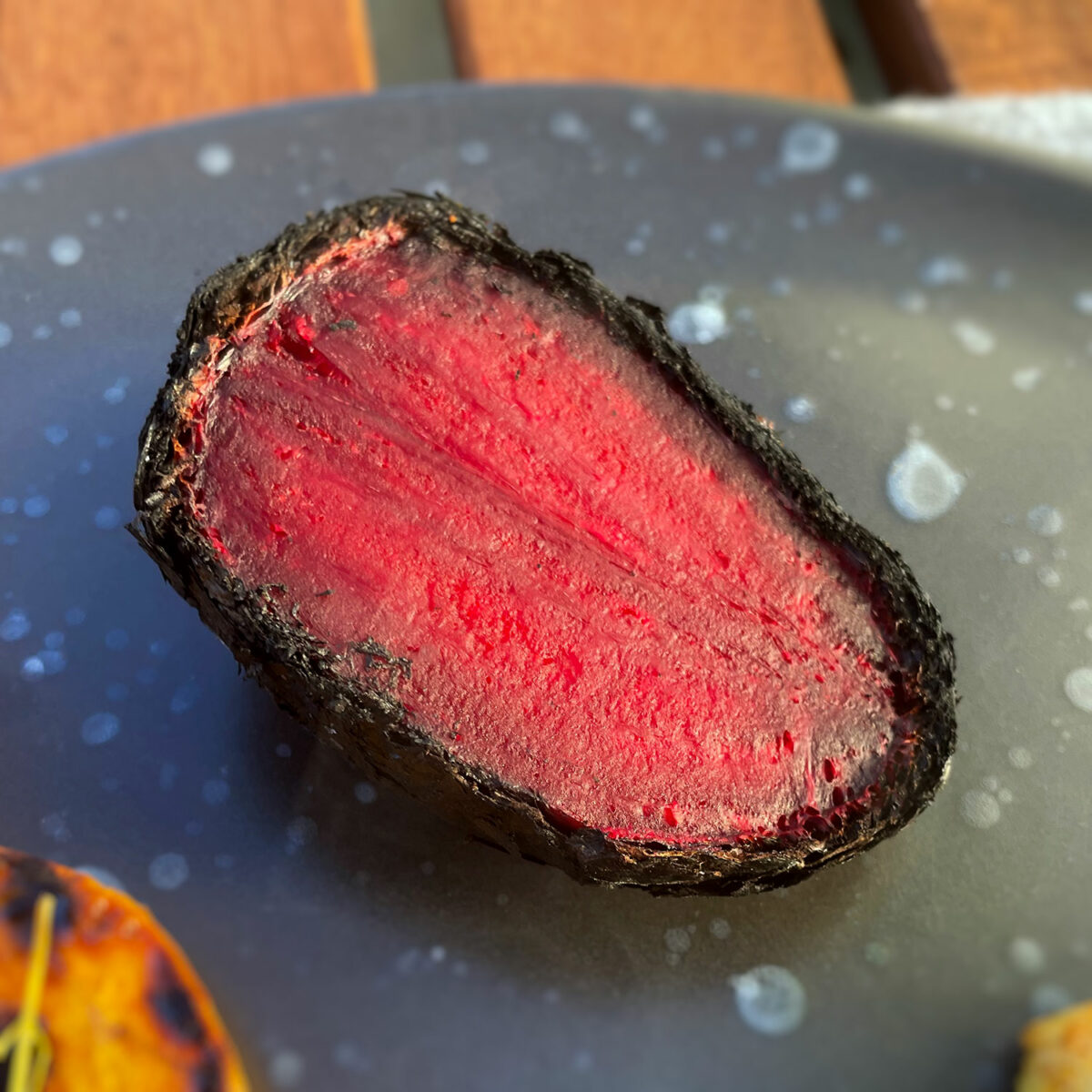 Grilled beetroot