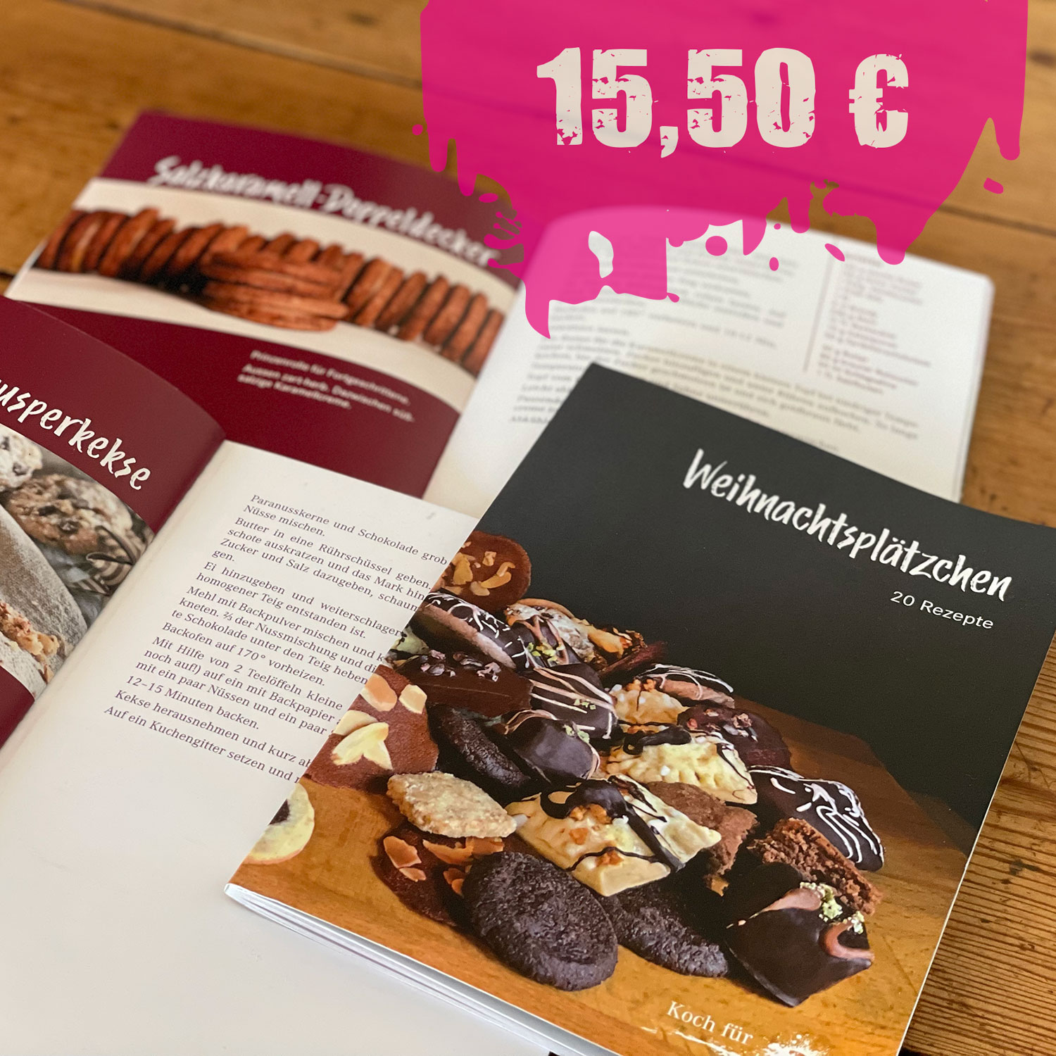 Weihnachtsplätzchen – Keks-Backbuch | Preis: 15,50 € | Koch für 2!