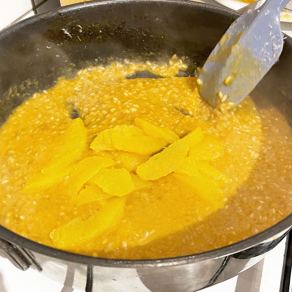 Orangen-Risotto mit Orangenschnetzel | Koch für 2!